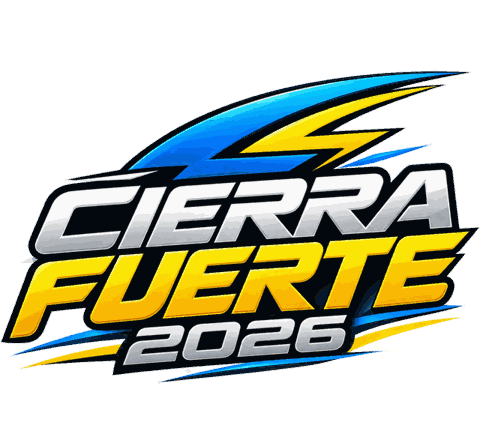 Logo del reto Cierra Fuerte 2026